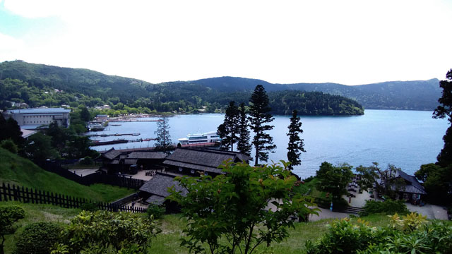 芦ノ湖の眺め
