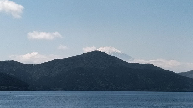 芦ノ湖からの富士山