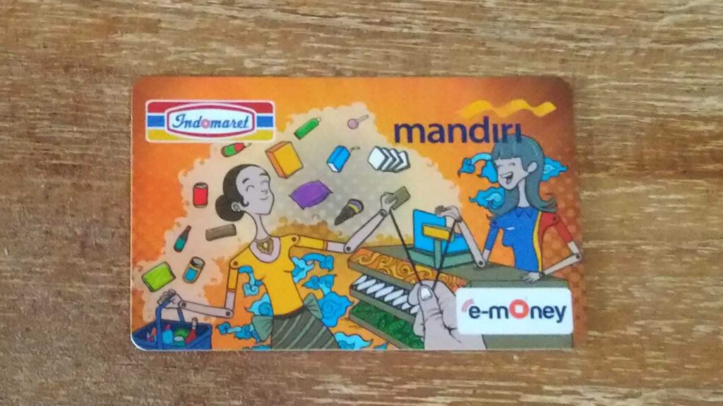 Mandiri銀行のe-moneyカード