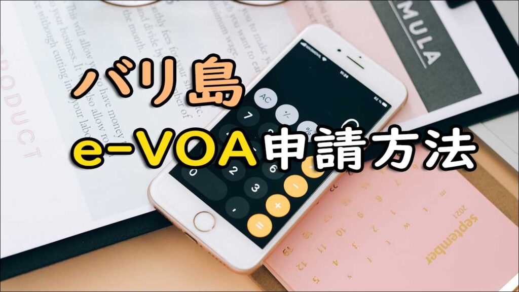 e-VOA（電子到着ビザ）の申請方法