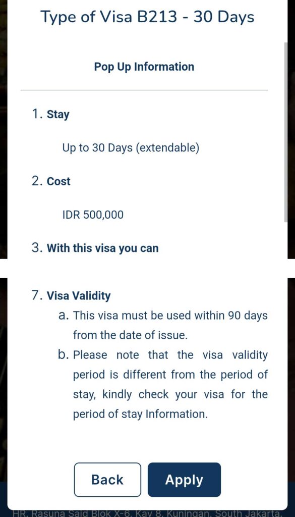 visa infomation