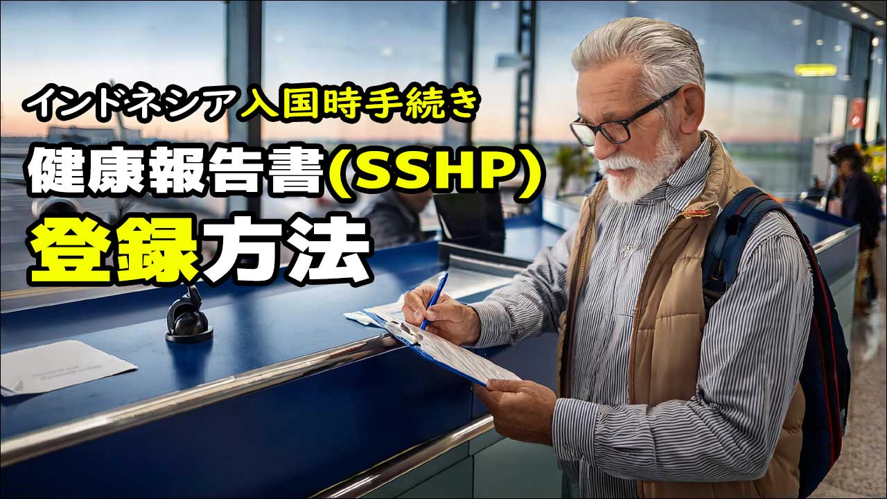 提出不要】バリ島健康報告(SSHP)の登録・記入方法ガイド