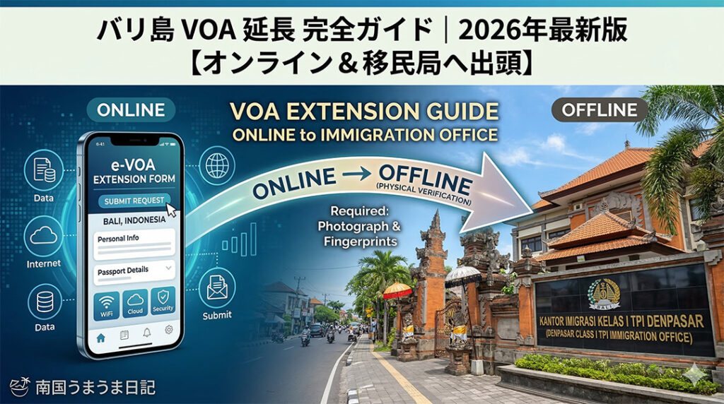 VOAのオンライン延長方法