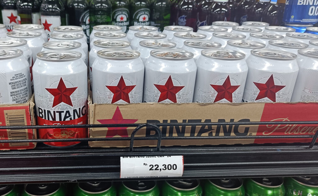 ビンタンビール缶