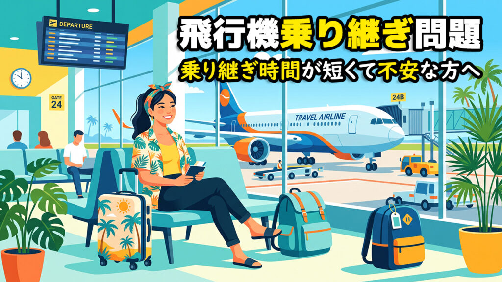 飛行機乗り継ぎ問題